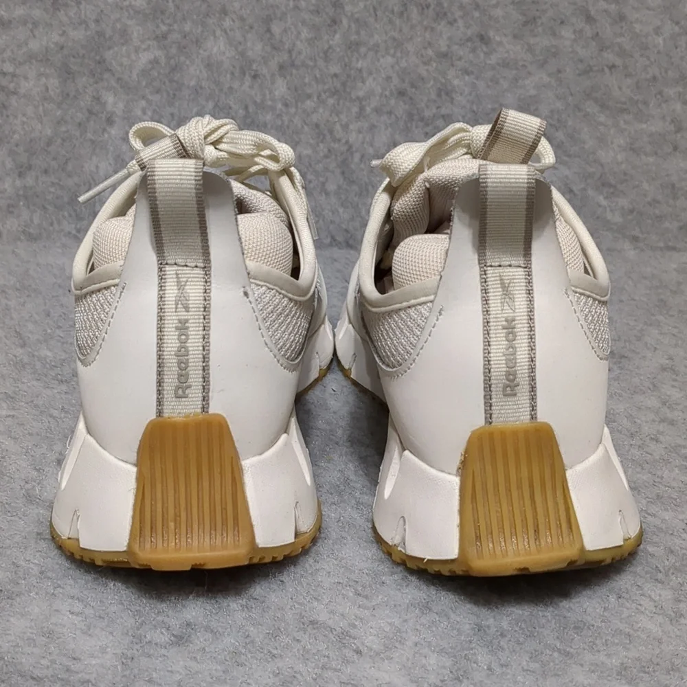 Reebok ZIG DYNAMICA Chalk Grey Women's Shoes Size 7 - Picture 3 of 9